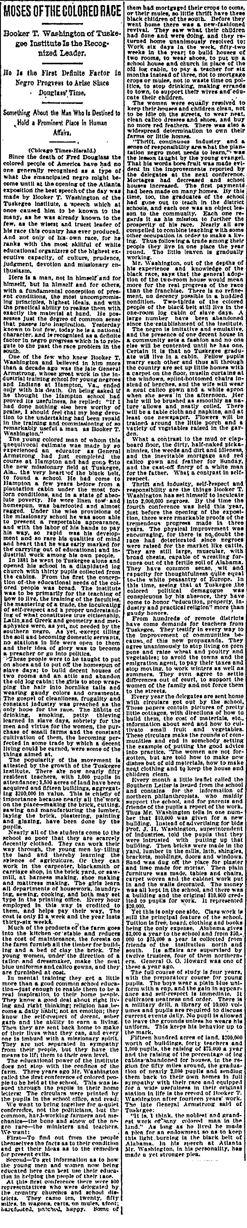 Morning World-Herald. Omaha, Nebraska. October7, 1895.