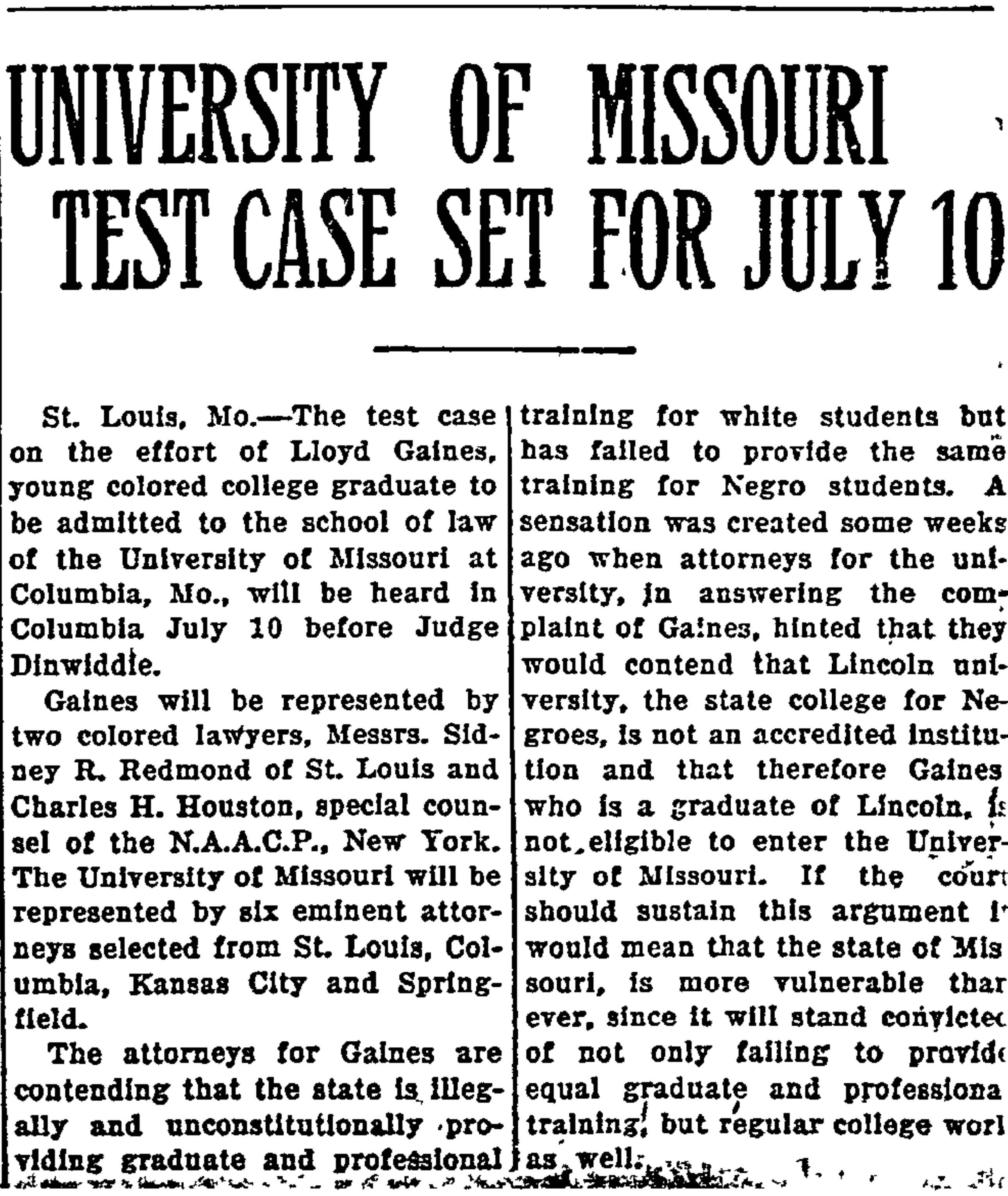 Kansas Whip (Topeka, Kansas). July 3, 1936. From Black Life in America.