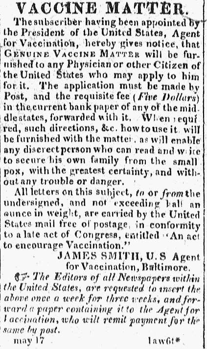 Federal Republican and Commercial Gazette. June 2,1813. From Early American Newspapers, 1690-1922.