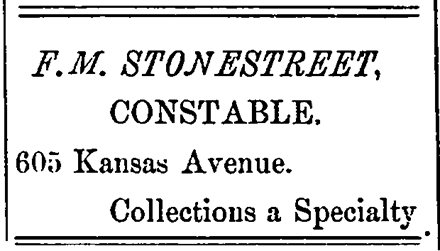 Ad from Plaindealer newspaper, 01/20/1899, p.3